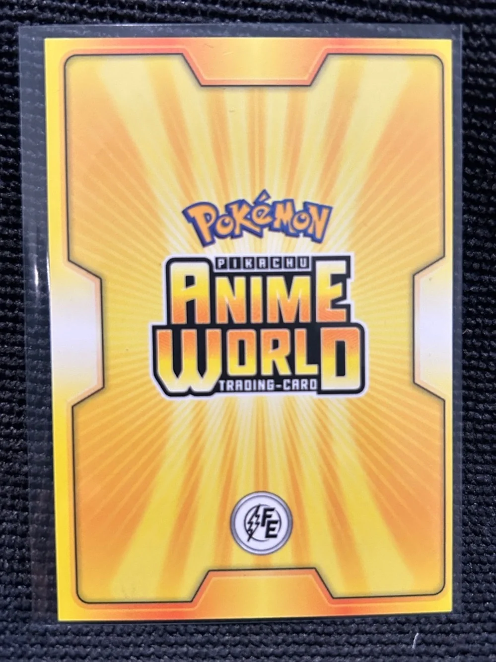 Pokemon Yellow & Red Anime World RWBY Ruby Rose Inspired Trading Card